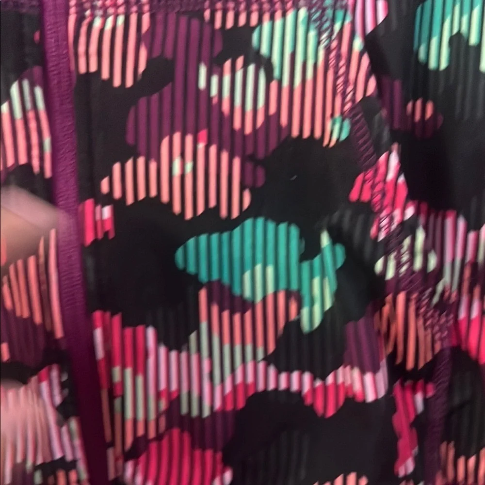 Colorful Patterned Zip-Up Jacket